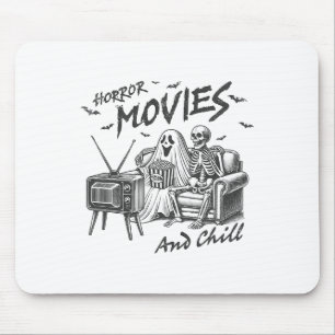 Tapis De Souris Film D'Horreur Et Halloween Chill Graphique Thémat