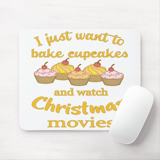 Tapis De Souris Films de Noël et cuisson (Avec souris)