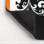 Tapis De Souris Fils de papillon orange (Coin)