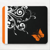 Tapis De Souris Fils de papillon orange (Devant)
