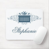 Tapis De Souris Fils de vacances Présente Mousepad, Bleu (Avec souris)
