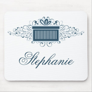 Tapis De Souris Fils de vacances Présente Mousepad, Bleu