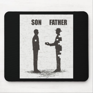 Tapis De Souris Fils Et Père
