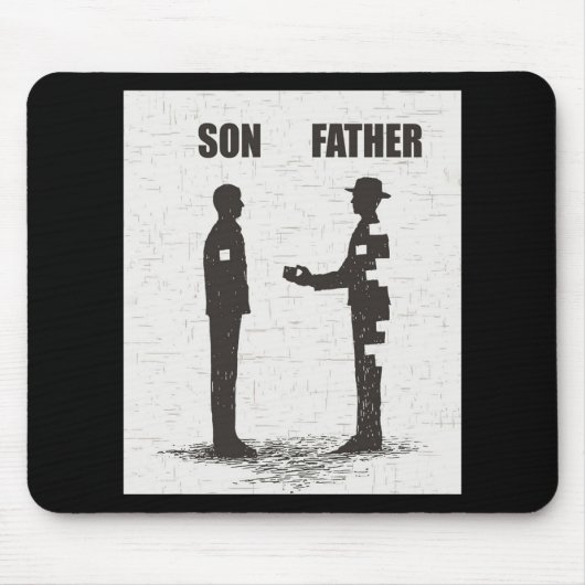Tapis De Souris Fils Et Père (Devant)