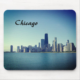 Tapis De Souris Filtre de la skyline de Chicago Recoleta