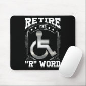 Tapis De Souris Fin de l'épreuve d'invalidité en fauteuil roulant  (Avec souris)