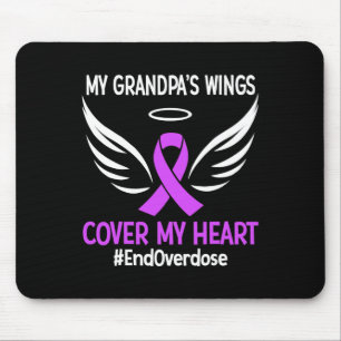 Tapis De Souris Fin de l'overdose La couverture des ailes de mon g