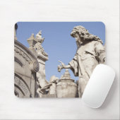 Tapis De Souris Fin de statue d'angle dans le cimetière de (Avec souris)