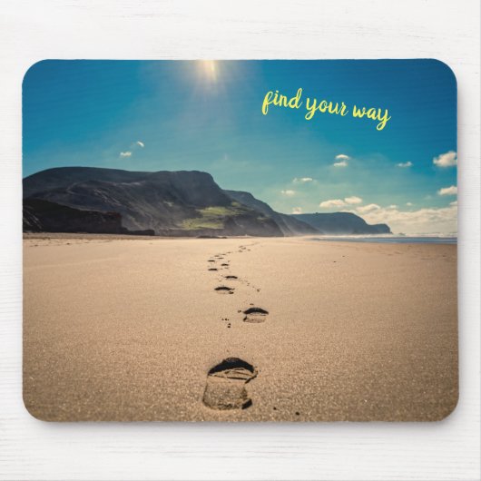 Tapis De Souris Find your way - footsteps (Devant)