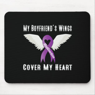 Tapis De Souris Finir l'overdose Les ailes de mon copain couvrent