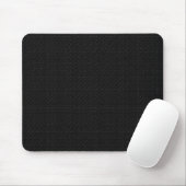 Tapis De Souris Finition Micro Tech Carbone Noir Stealth Élégante (Avec souris)