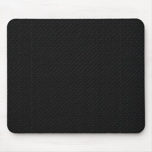 Tapis De Souris Finition Micro Tech Carbone Noir Stealth Élégante (Devant)