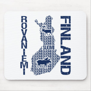 Tapis De Souris FINLAND MAP mousepad - Rovaniemi