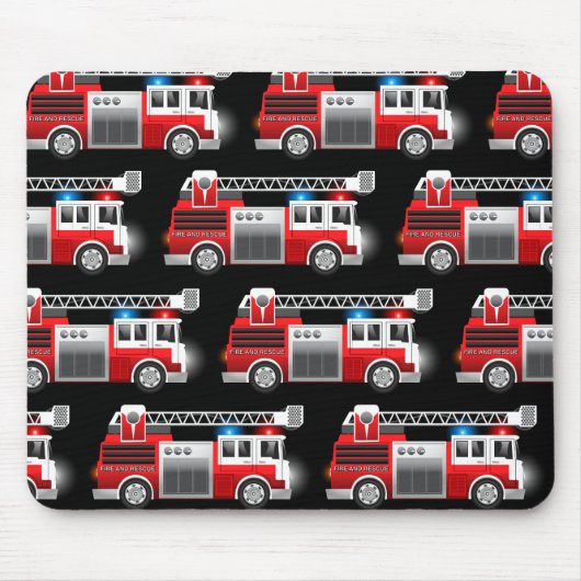 Tapis De Souris Fire camion (Devant)
