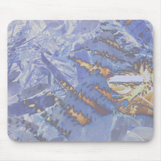 Tapis De Souris Fire & Ice, abstrait numérique (Devant)