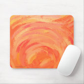 Tapis De Souris Fire Lake Orange Swirl (Avec souris)