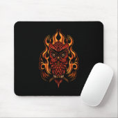 Tapis De Souris Fire owl (Avec souris)