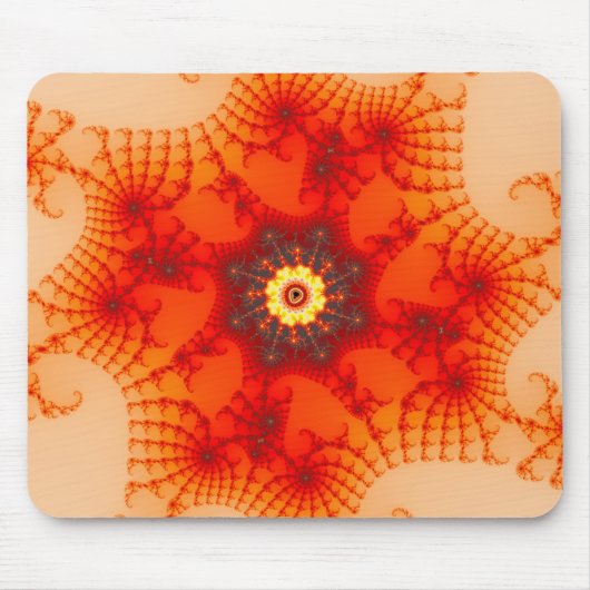 Tapis De Souris Fire Web - Art fractal (Devant)