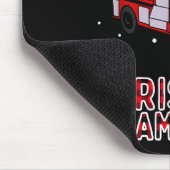 Tapis De Souris Firefighter Christmas Pajama - Fire Truck Funny Fi (Coin)