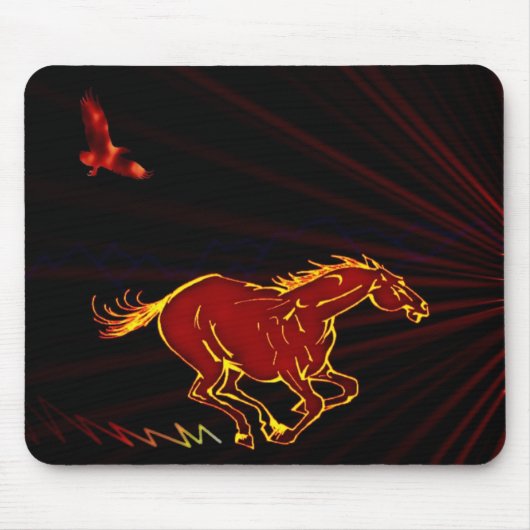Tapis De Souris Firehorse Mousepad (Devant)