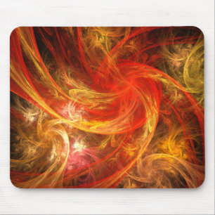 Tapis De Souris Firestorm Nova Abstract Art Mousepad