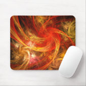 Tapis De Souris Firestorm Nova Art Abstrait Mousepad (Avec souris)