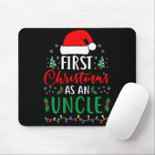 Tapis De Souris First Christmas As An Uncle New Parents Xmas Match (Avec souris)