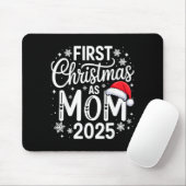 Tapis De Souris First Christmas As Mom 2025 Matching Family Holida (Avec souris)