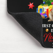 Tapis De Souris First Christmas In Our New Home Xmas For Bulldog T (Coin)