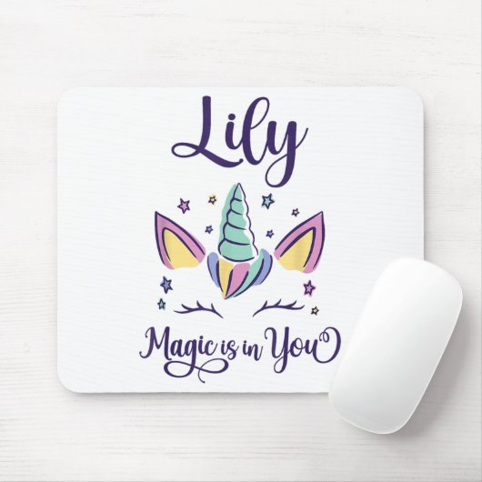 Tapis De Souris First Name Lily D Lily  (Avec souris)