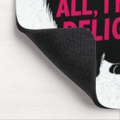 Tapis De Souris First Of All I'm A Delight Roaring Black Cat (Coin)