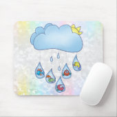 Tapis De Souris Fische im Regentropfen (Avec souris)