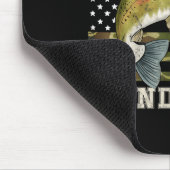 Tapis De Souris Fish Around And Find Trout American Flag Funny Fis (Coin)