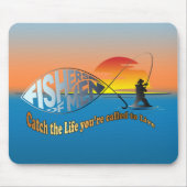 Tapis De Souris Fisher des hommes | (Devant)