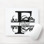 Tapis De Souris Fisher Monogram (Avec souris)