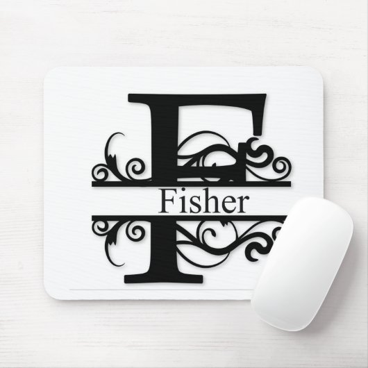 Tapis De Souris Fisher Monogram (Avec souris)