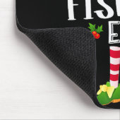Tapis De Souris Fishing Christmas Elf Matching Pajama X-mas Party (Coin)
