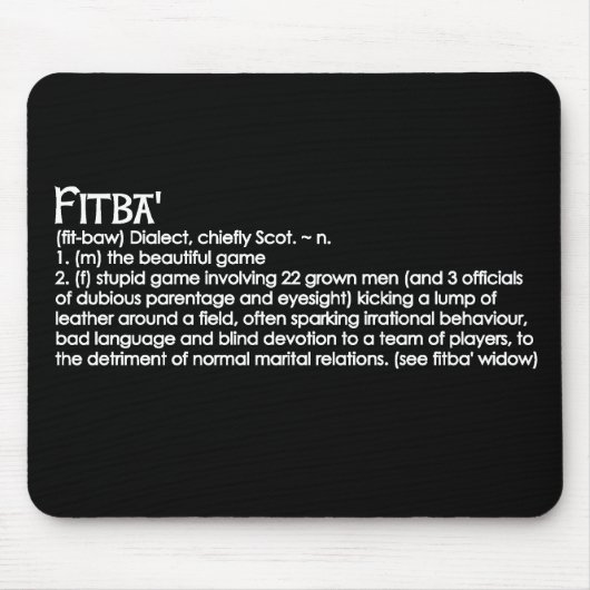 Tapis De Souris Fitba (Devant)