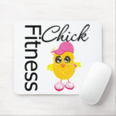 Tapis De Souris Fitness Chick (Avec souris)