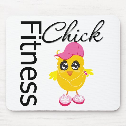 Tapis De Souris Fitness Chick (Devant)