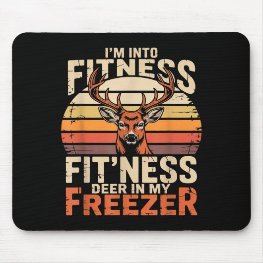 Tapis De Souris Fitness Deer In My Zer Deer Hunting (Devant)