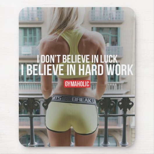 Tapis De Souris Fitness Motivationnelle (Devant)