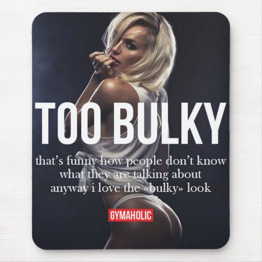 Tapis De Souris Fitness Motivationnelle (Devant)