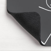 Tapis De Souris Fix My Head, Funny Sticks Drawing With Saying (Coin)