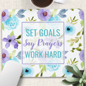 Tapis De Souris Fixer des objectifs dire que les prières travaille