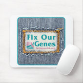 TAPIS DE SOURIS FIXEZ NOS GÈNES (Avec souris)