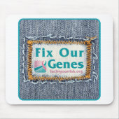 TAPIS DE SOURIS FIXEZ NOS GÈNES (Devant)