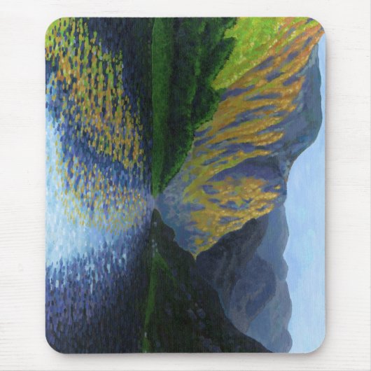 Tapis De Souris Fjord norvégien approchant du coucher du soleil (Devant)