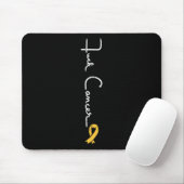 Tapis De Souris Fk Enfance Cancer Ribbon Sensibilisation Hommes W (Avec souris)