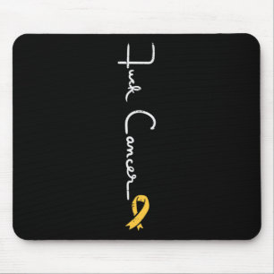 Tapis De Souris Fk Enfance Cancer Ribbon Sensibilisation Hommes W